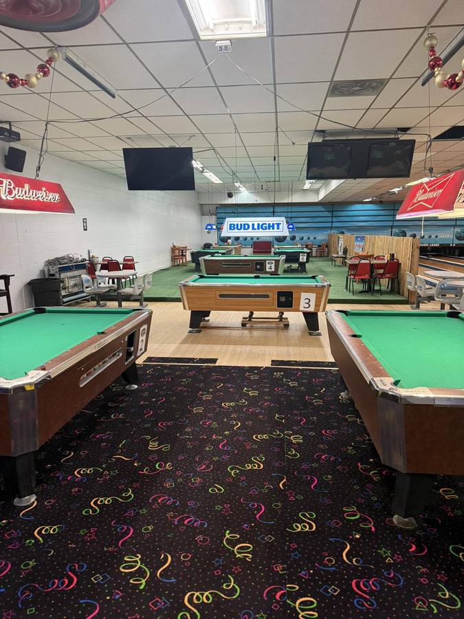 The tables at Sage Lanes
